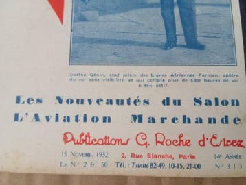 Publications G. Roche dEstez - Lair - 1932-1933