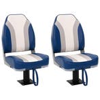 vidaXL Bootstoelen inklapbaar 2 st met hoge rugleuning, Watersport en Boten, Verzenden, Nieuw