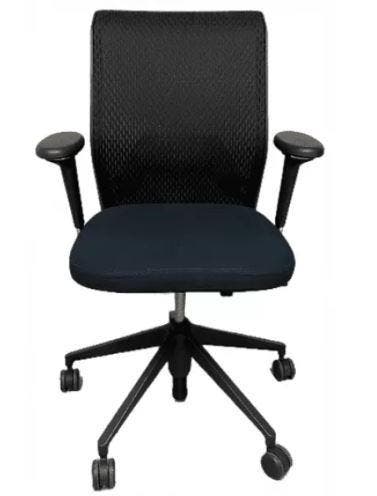 Vitra ID Mesh Bureaustoel | Nieuwe Stof | Inclusief garantie, Huis en Inrichting, Bureaustoelen, Bureaustoel, Zwart, Zo goed als nieuw
