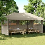 vidaXL Partytent Taupe 292 x 580 x 315 cm Oxford Stof, Verzenden, Nieuw