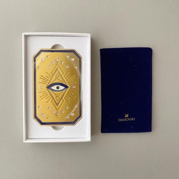 Ornement décoratif - Swarovski - Tarot Miroir de poche, Antiek en Kunst, Curiosa en Brocante