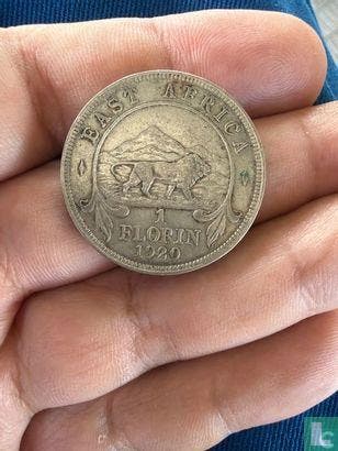 Oost-Afrika 1 florin 1920 (zonder muntteken), Verzenden, Losse munt