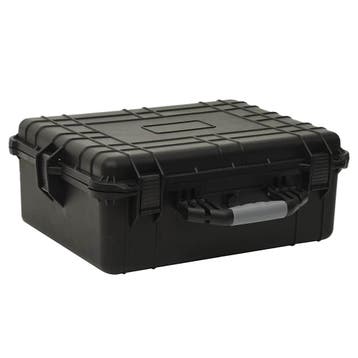 vidaXL Flightcase draagbaar 55x43x21 cm PP zwart, Verzenden, Nieuw