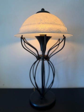 Tafellamp - Glas-in-lood - Mashroom lamp, Nieuw