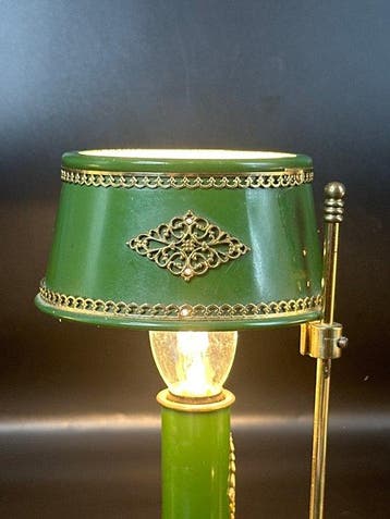 Lampe de table Vintage, d’inspiration Hollywood Regency ou