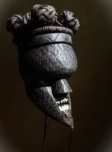 Masque Salampasu Mukinka - Mukinka - Salampasu - DR Congo, Antiek en Kunst