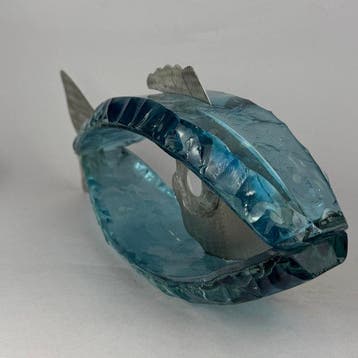 Andrzej Rafalski - Glass Fish- hand nade