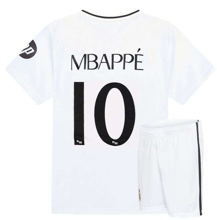 Mbappe Real Madrid Voetbaltenue Thuis - 2024-2025 - Kind, Sport en Fitness, Voetbal, Bal, Nieuw, Verzenden