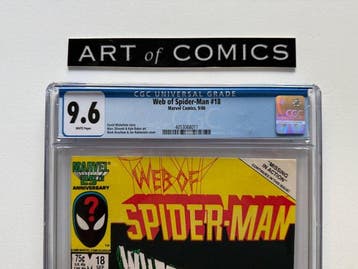 Web of Spider-Man #18 - CGC 9.6 - 1st Cameo Of Eddie Brock, Livres