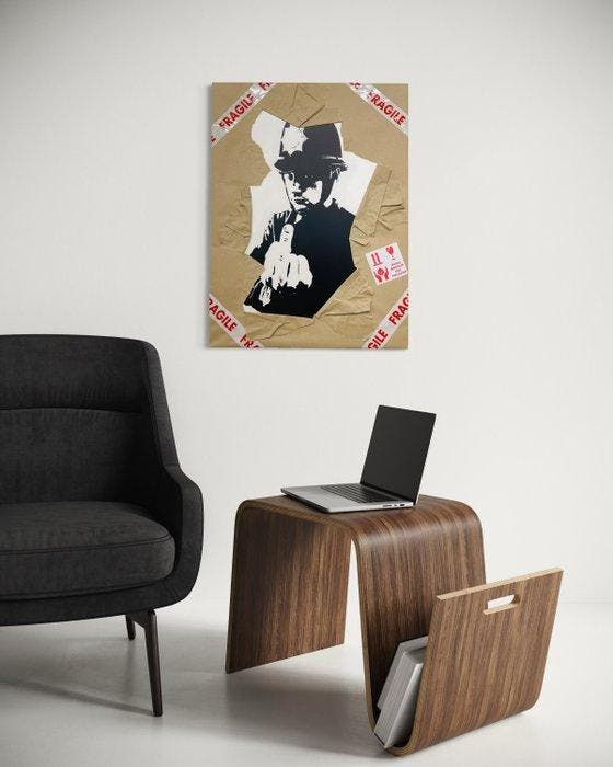 AIIROH - Escape From The Museum - Rude Copper by Banksy, Antiek en Kunst, Kunst | Designobjecten