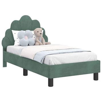 Peuterbed 70x140 Zeegroen | Retour Deal | 34% korting, Kinderen en Baby's, Verzenden, 70 tot 85 cm, 140 tot 160 cm, Zo goed als nieuw