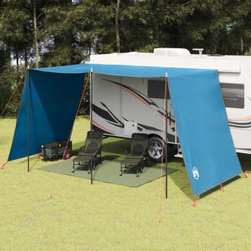 vidaXL Waterdichte Tarp Blauw 402 x 240 x 240 cm, Caravans en Kamperen, Verzenden, Nieuw