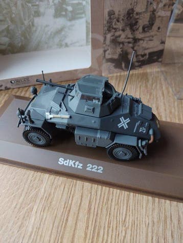 Atlas 1:43 - Voiture miniature (3) - SdKfz 222; SdKfz 251, Nieuw
