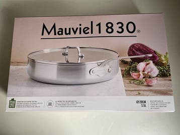 Mauviel - Braadpan - Mauviel 1830 Sauteerpan 28 cm met