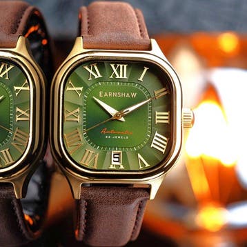 Thomas Earnshaw - Automatic - Gold - Square - Elite - NEW -