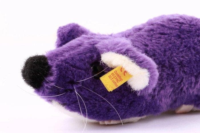 Steiff - Speelgoed Purple Mouse Rat, Antiek en Kunst, Antiek | Speelgoed