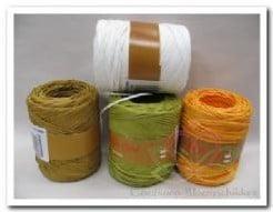 Twisted Raffia Koord Wit 51 rol 150 meter