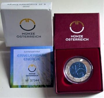 25 Euro 2010 Österreich Republik, Verzenden