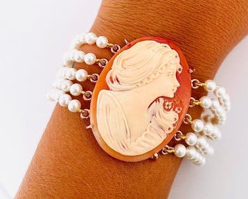 Zonder minimumprijs - Armband - 9 kt. Roségoud, Zilver, Bijoux, Sacs & Beauté