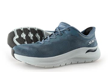 Skechers Instappers in maat 44 Blauw, Overige typen, Zo goed als nieuw, Skechers, Verzenden