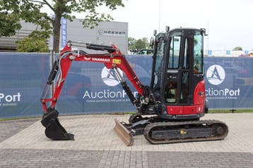Veiling: Minigraver Yanmar ViO23-6 Diesel 14.6kW 2022, Ophalen