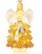 2dekans | costway LED-kerstengel, Diversen, Kerst, Ophalen of Verzenden, Nieuw