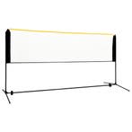 vidaXL Badmintonnet verstelbaar 300x103x94-158 cm metaal, Sport en Fitness, Badminton, Verzenden, Nieuw