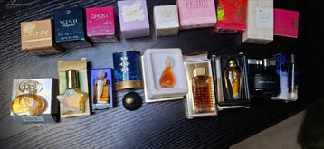 Bouteille de parfum (18) - Plusieurs grandes marques - Verre