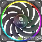 Akasa SOHO AR12 Computer behuizing Ventilator 12 cm Zwart, Computers en Software, Verzenden, Nieuw
