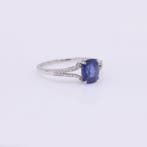 Zonder minimumprijs - Ring Platina - 1.97ct. tw. Saffier -, Nieuw