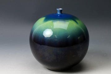 Tokuda Yasokichi III (Masahiko) - Vase - Hekimeiyu (Émail, Antiek en Kunst