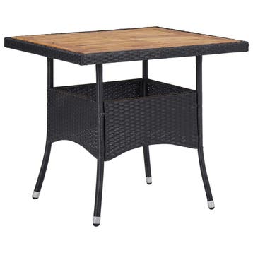 Acacia Tuintafel | Tweede kansje | OP = OP, Verzenden, Zo goed als nieuw, Vierkant, Wicker
