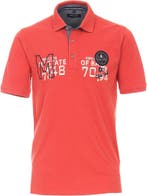 Poloshirt Heren Korte Mouw Casual Rood Casa Moda 923805000, Verzenden, Nieuw