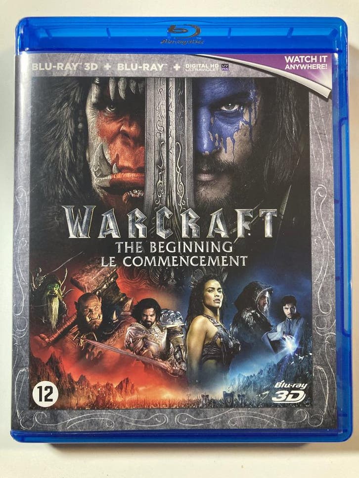 WARCRAFT THE BEGINNING (3D + 2D) (BLURAY), CD & DVD, Blu-ray