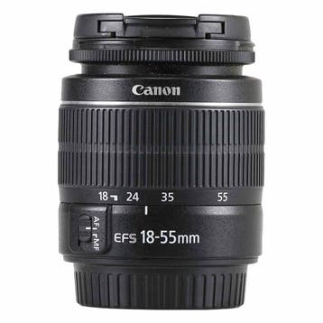 Canon EF-S 18-55mm f/3.5-5.6 III met garantie, Ophalen of Verzenden, Gebruikt