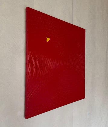 Aykaz Arzumanyan - Rose - 911 - Abstraction géométrique