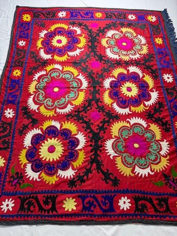 Suzane Kilim - Suzane Tapijt, Bankhoes, Bedhoes,, Nieuw