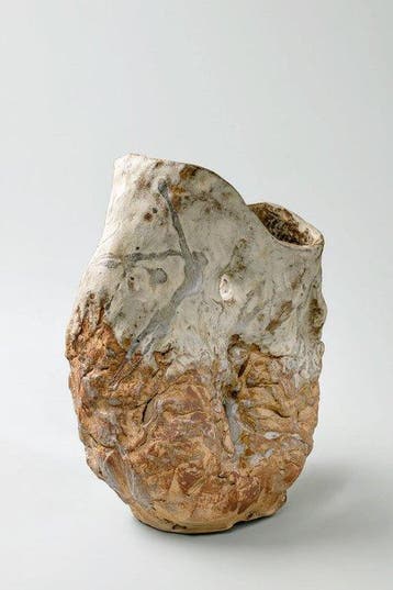 Natasha Breen - Vaas - Klei - Erosie-landschap