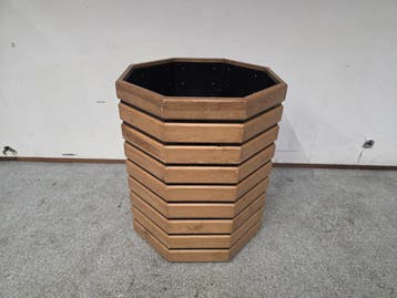 Groentestelling op Wielen – B80 x D80 x H97 cm - achthoekig