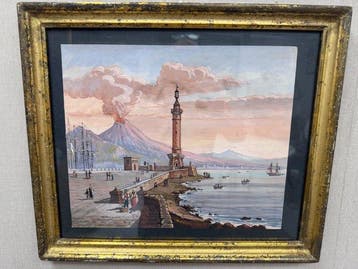 Scuola napoletana (XX) - Napoli - Il Faro nell’Ottocento