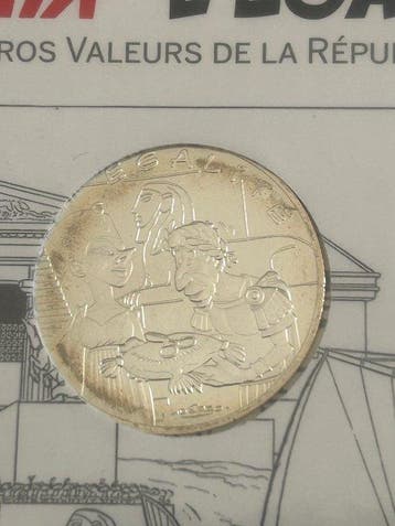 Frankrijk. 10 Euro 2015 Asterix et la Egalite (Zonder, Postzegels en Munten
