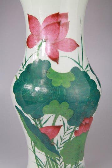 Vaas - Porselein - China - Chinees porseleinen vaas, Antiek en Kunst