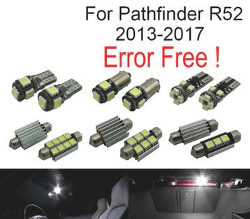 Kit 10 Ampoules Led Intérieur Pour Nissan Pathfinder R52 13-, Verzenden, Nieuw