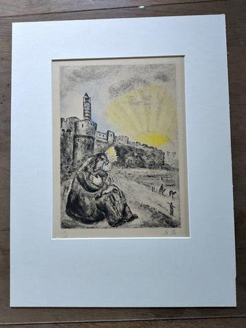 Marc Chagall (1887-1985) - David mourns Absolom, originele