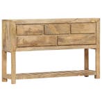 vidaXL Dressoir 120x30x75 cm massief mangohout, Huis en Inrichting, Verzenden, Nieuw