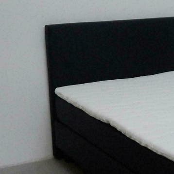 Goedkope Boxspring Bravo 70 x 200 Stof Zwart €209,- Outlet