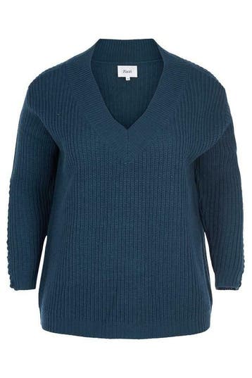 Trui Zizzi CAMA gebreid v-hals maat s, Kleding | Dames, Verzenden, Nieuw