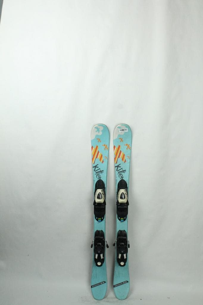 Refurbished - Ski - Salomon Kitten twintip - 100, Sports & Fitness, Ski & Ski de fond, Enlèvement ou Envoi