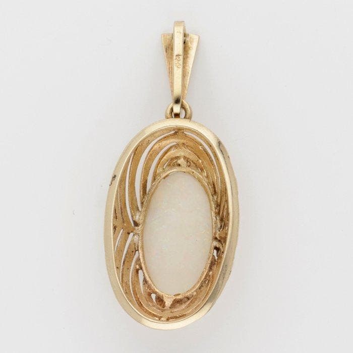 Pendentif - 14 carats Or jaune Opale, Bijoux, Sacs & Beauté, Bijoux anciens