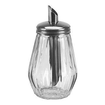 Suikerstrooier | RVS/Glas | 0.26L | 150(h)mm EMGA, Verzenden